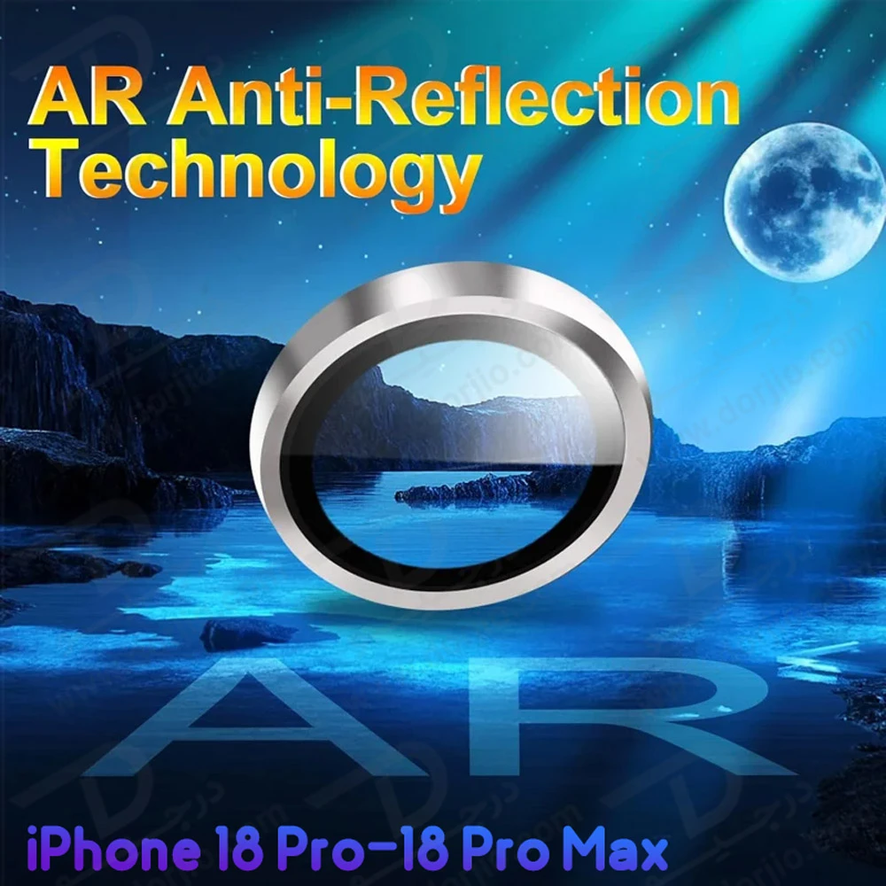 محافظ لنز دوربین رینگی فلزی iPhone 18 Pro مارک KUZOOM