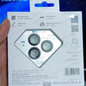 محافظ لنز دوربین رینگی فلزی iPhone 18 Pro مارک KUZOOM