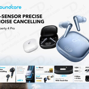 هندزفری بلوتوثی Anker Soundcore Liberty 4 Pro A3954 | نویز کنسلینگ ANC