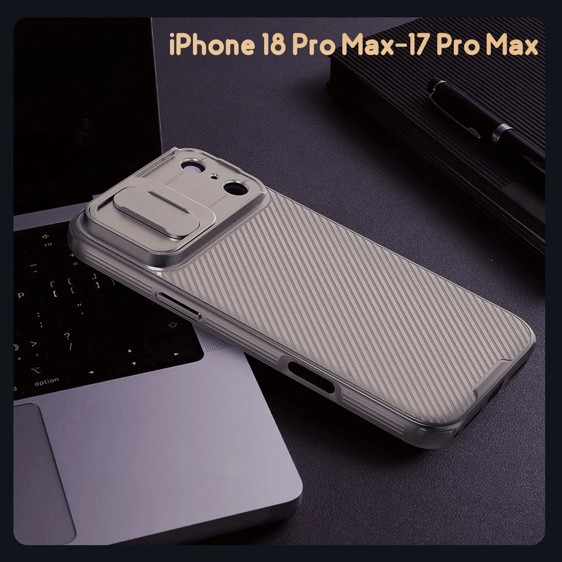 گارد ضدضربه iPhone 18 Pro Max مارک نیلکین مدل Camshield Pro