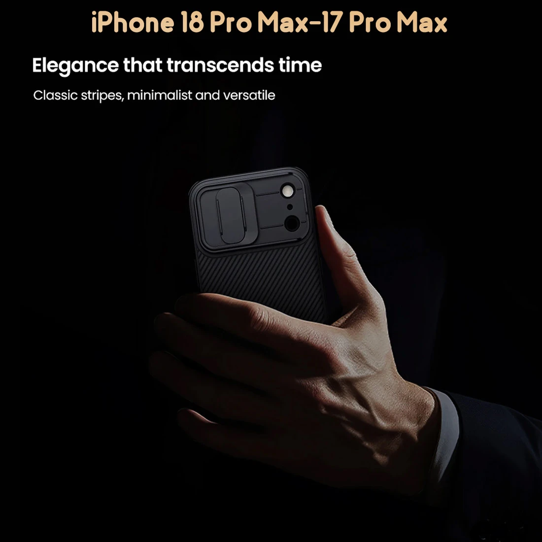 گارد ضدضربه iPhone 18 Pro Max مارک نیلکین مدل Camshield Pro