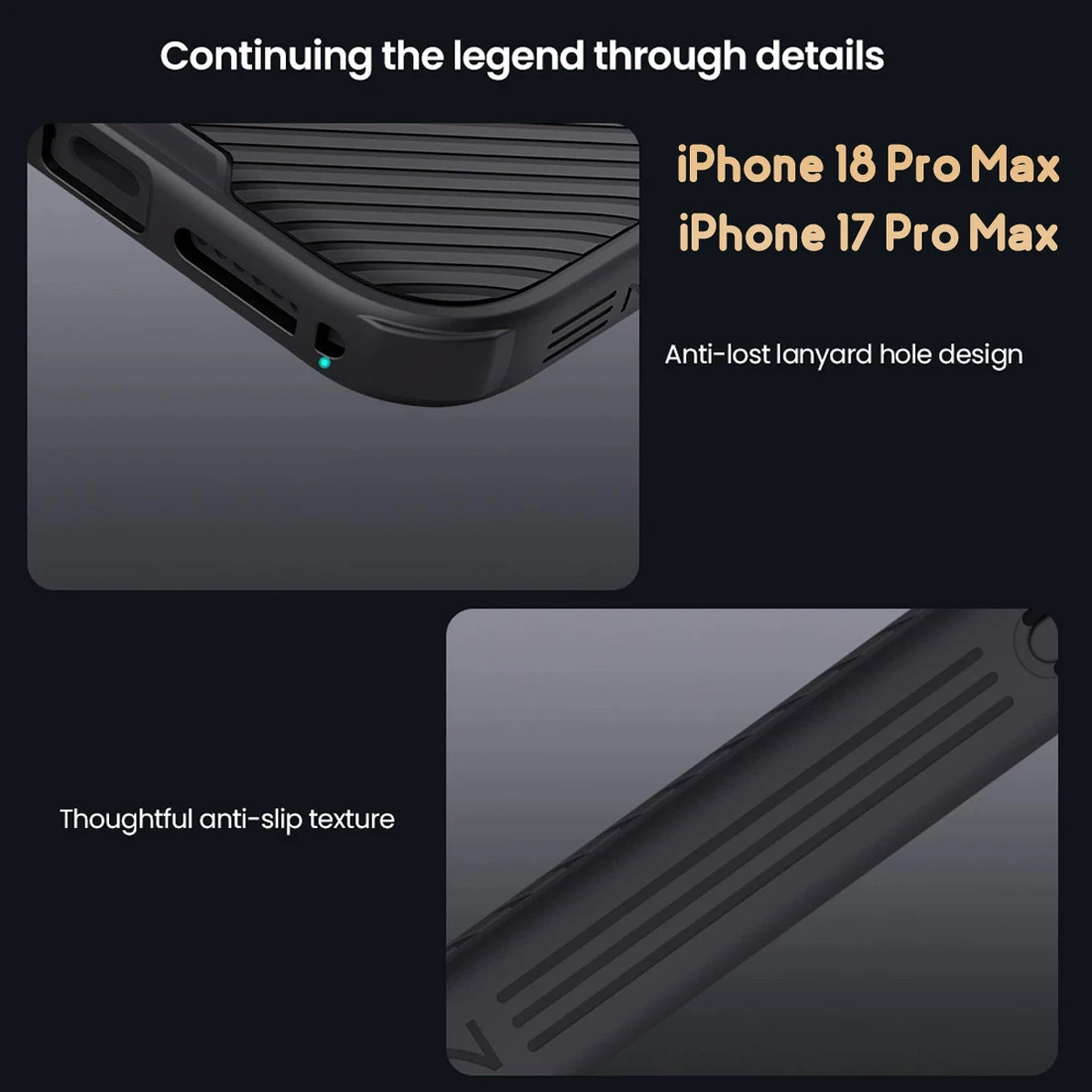گارد ضدضربه iPhone 18 Pro Max مارک نیلکین مدل Camshield Pro