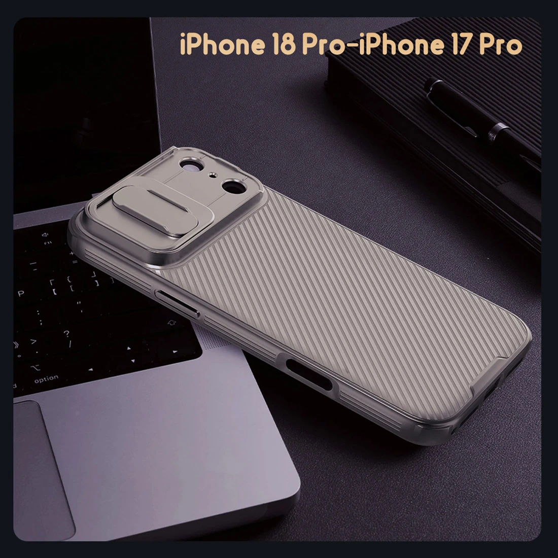 گارد ضدضربه iPhone 18 Pro مارک نیلکین مدل Camshield Pro