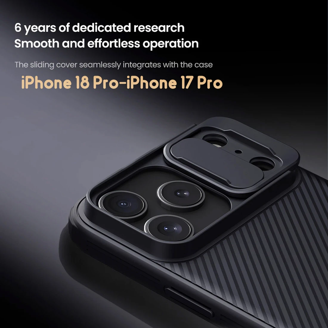 گارد ضدضربه iPhone 18 Pro مارک نیلکین مدل Camshield Pro