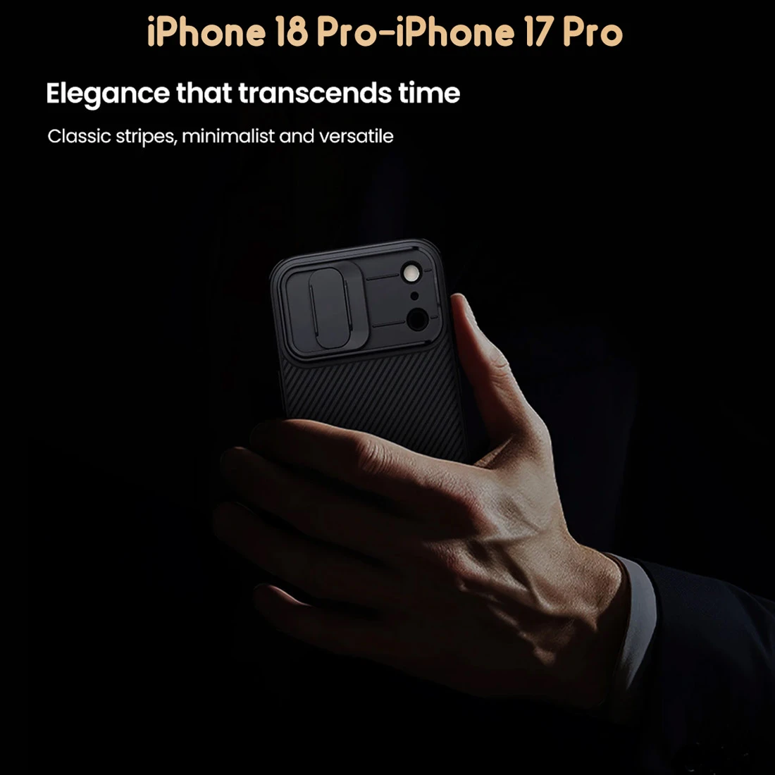 گارد ضدضربه iPhone 18 Pro مارک نیلکین مدل Camshield Pro