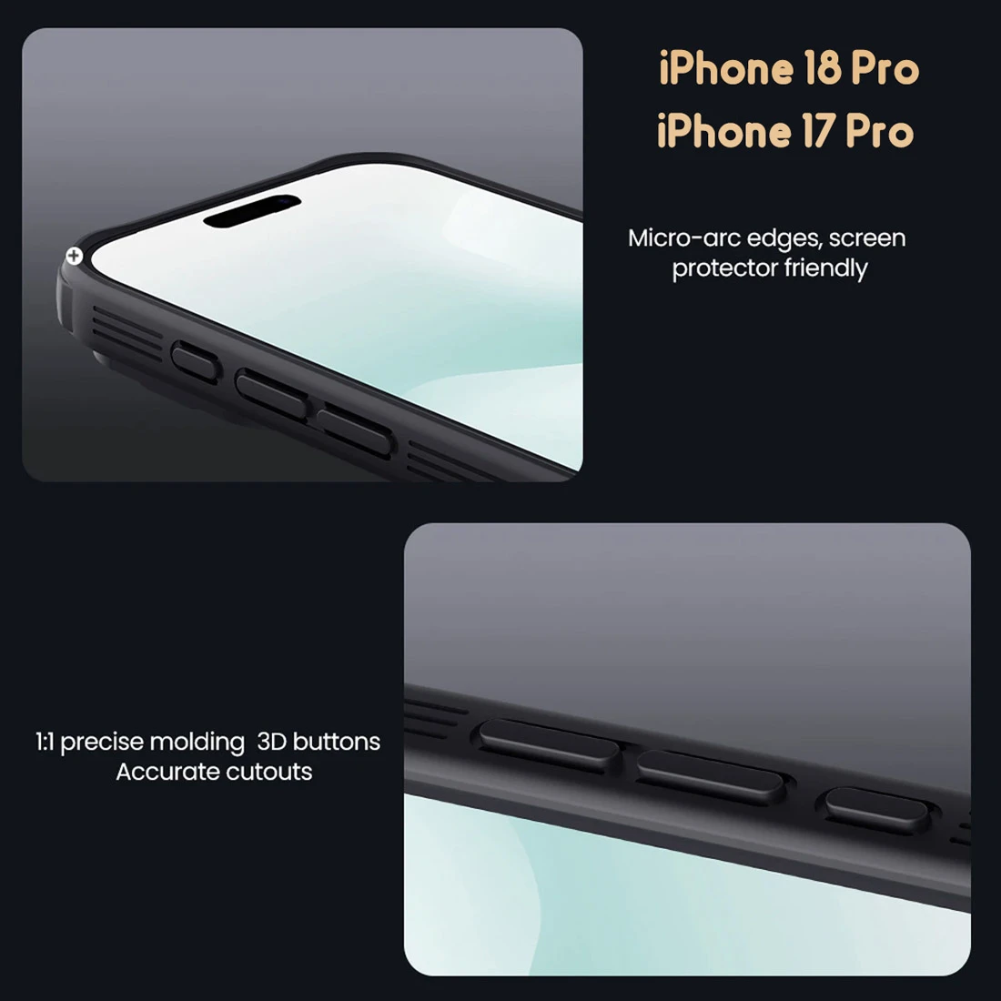 گارد ضدضربه iPhone 18 Pro مارک نیلکین مدل Camshield Pro