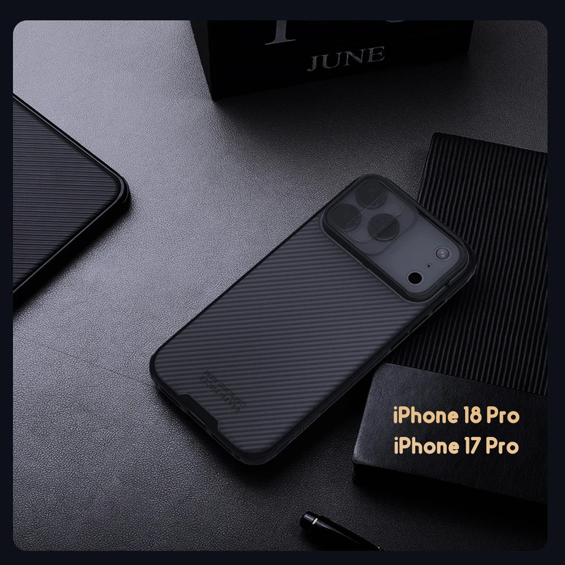 گارد ضدضربه دودی iPhone 18 Pro مارک نیلکین مدل Camshield Pro Clear