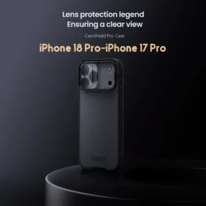 گارد ضدضربه دودی iPhone 18 Pro مارک نیلکین مدل Camshield Pro Clear