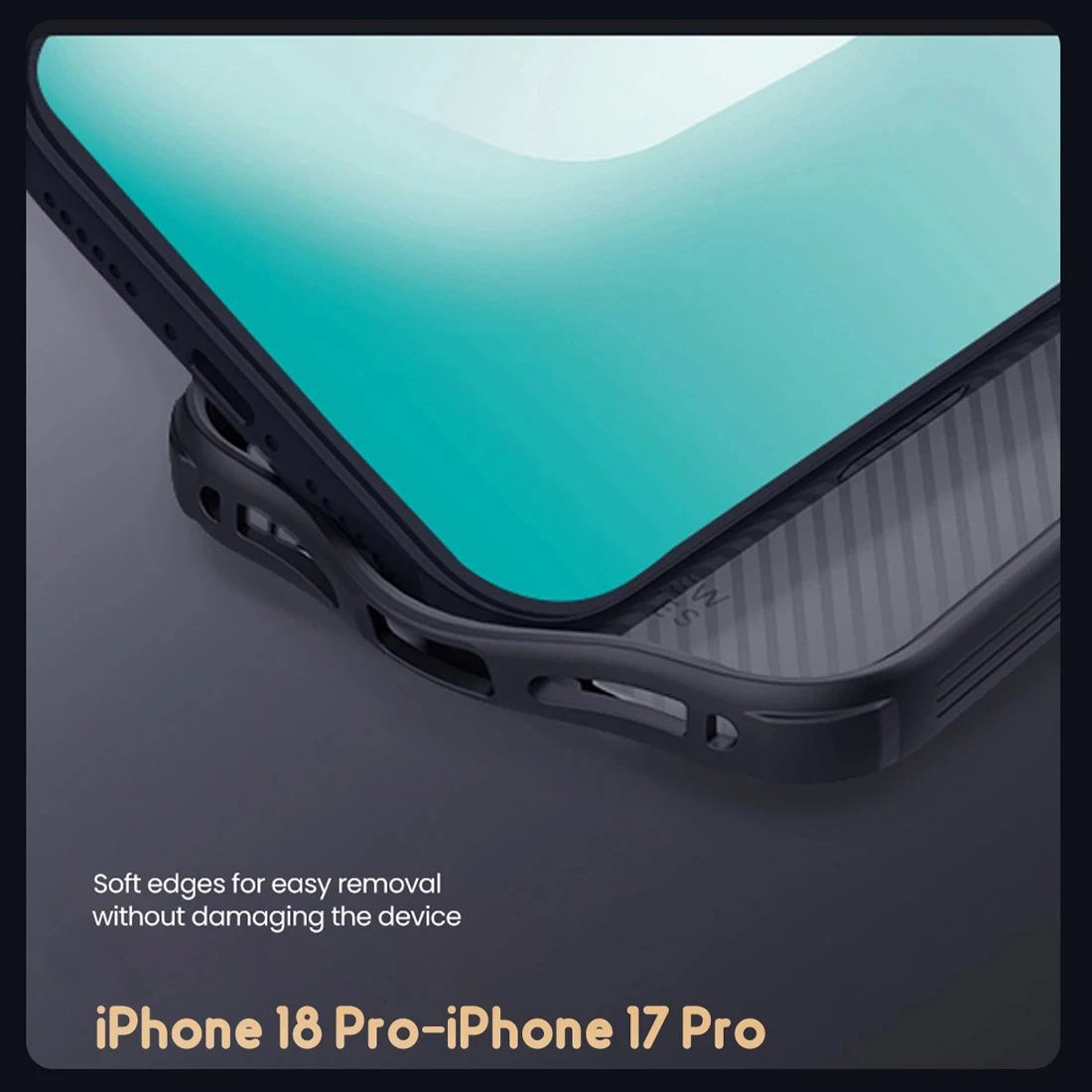 گارد ضدضربه دودی iPhone 18 Pro مارک نیلکین مدل Camshield Pro Clear