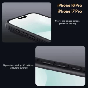 گارد ضدضربه دودی iPhone 18 Pro مارک نیلکین مدل Camshield Pro Clear