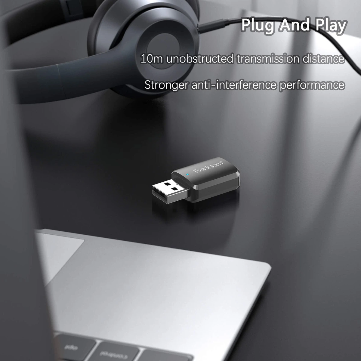 تصویر 3 گیرنده بلوتوث Earldom ET-BR28 با خروجی AUX و USB