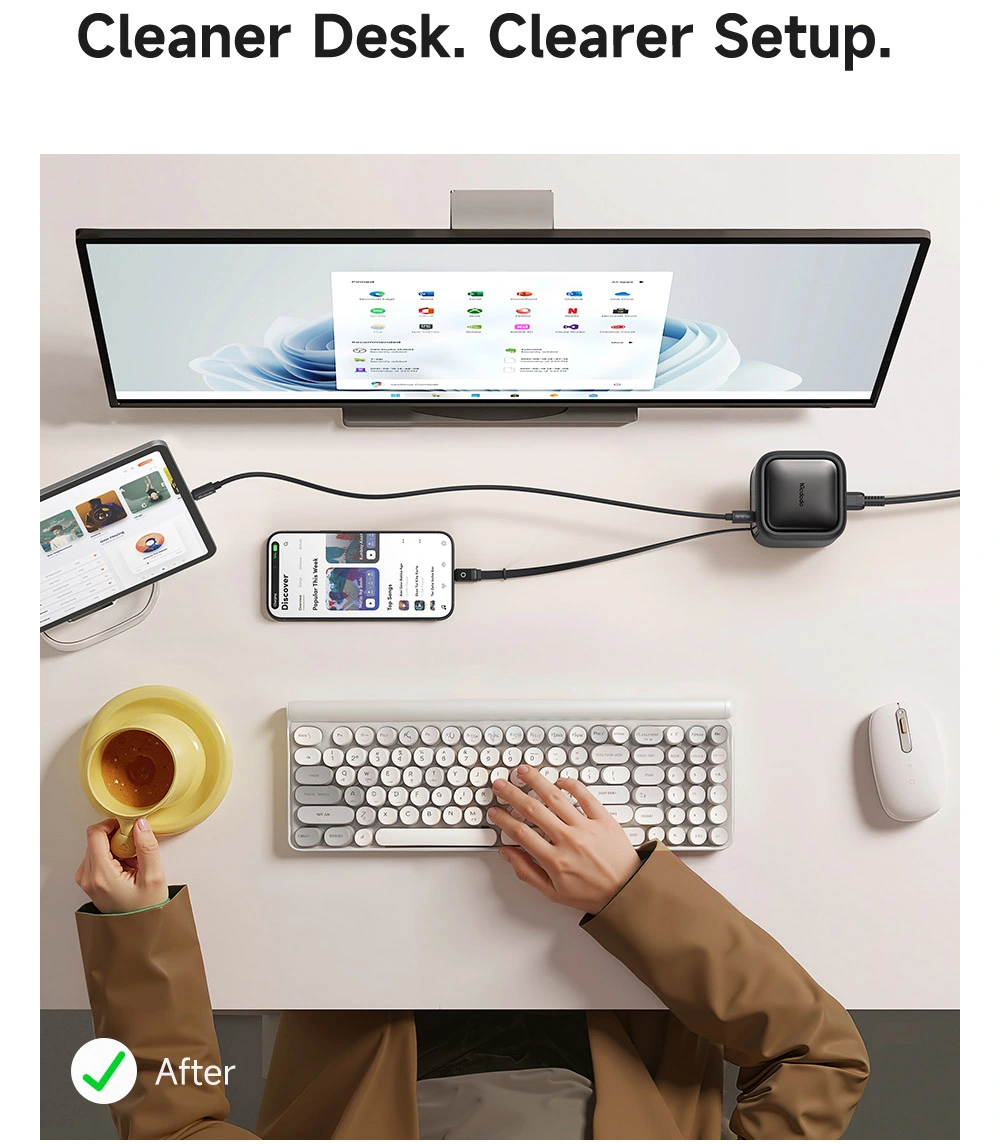 شارژر رومیزی 100 وات با کابل متصل Type-C و نمایشگر برند مک دودو مدل Mcdodo CH-139 شارژر رومیزی 100 وات با کابل متصل Type-C و نمایشگر برند مک دودو مدل Mcdodo CH-139