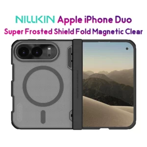 قاب دودی ضدضربه مگنتی iPhone Duo مارک نیلکین مدل Super Frosted Shield Fold
