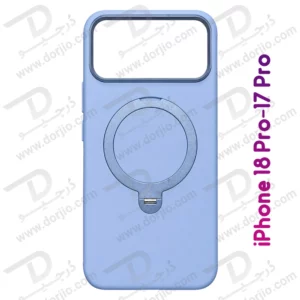 قاب سیلیکونی مگنتی رینگ استنددار iPhone 17 Pro برند KZDOO مدل SILIKICK