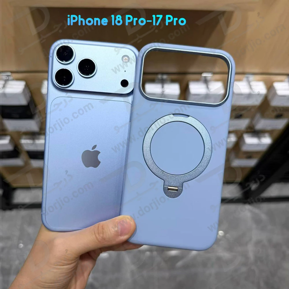 قاب سیلیکونی مگنتی رینگ استنددار iPhone 17 Pro برند KZDOO مدل SILIKICK قاب سیلیکونی مگنتی رینگ استنددار iPhone 17 Pro برند KZDOO مدل SILIKICK
