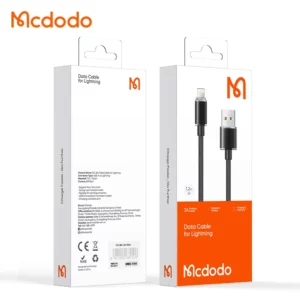 کابل شارژ سریع 15 وات 3 آمپر USB به Lightning طول 1.2 متر برند مک دودو مدل CA-3640