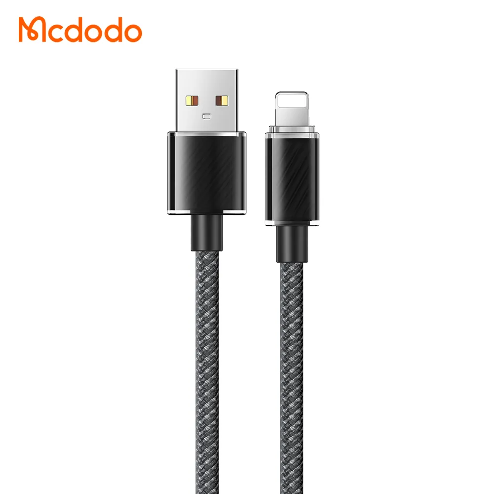 کابل شارژ سریع 15 وات 3 آمپر USB به Lightning طول 1.2 متر برند مک دودو مدل CA-3640