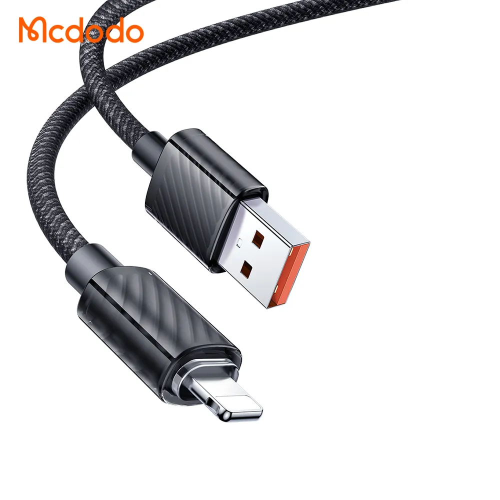 کابل شارژ سریع 15 وات 3 آمپر USB به Lightning طول 1.2 متر برند مک دودو مدل CA-3640