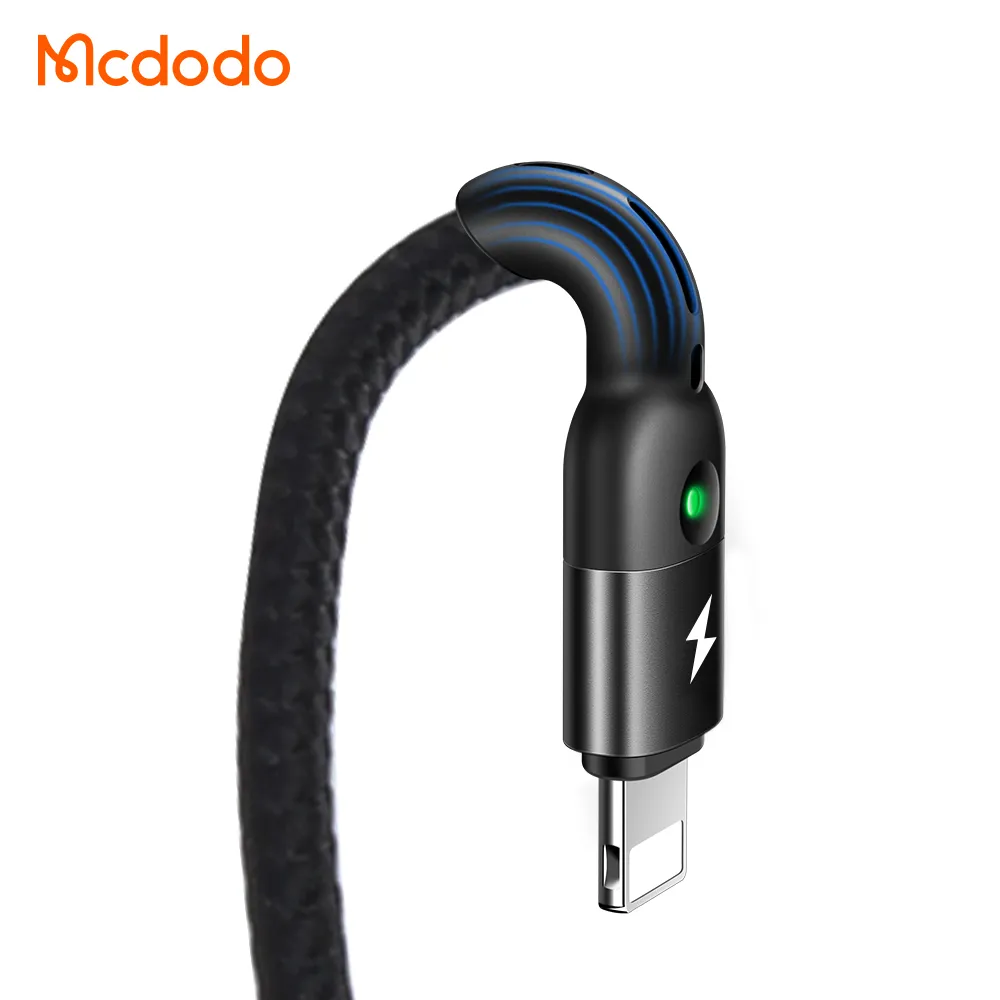 کابل شارژ و انتقال داده بدنه فنری 10 وات 2 آمپر USB به Lightning طول 1.8 متر برند مک دودو مدل CA-6410