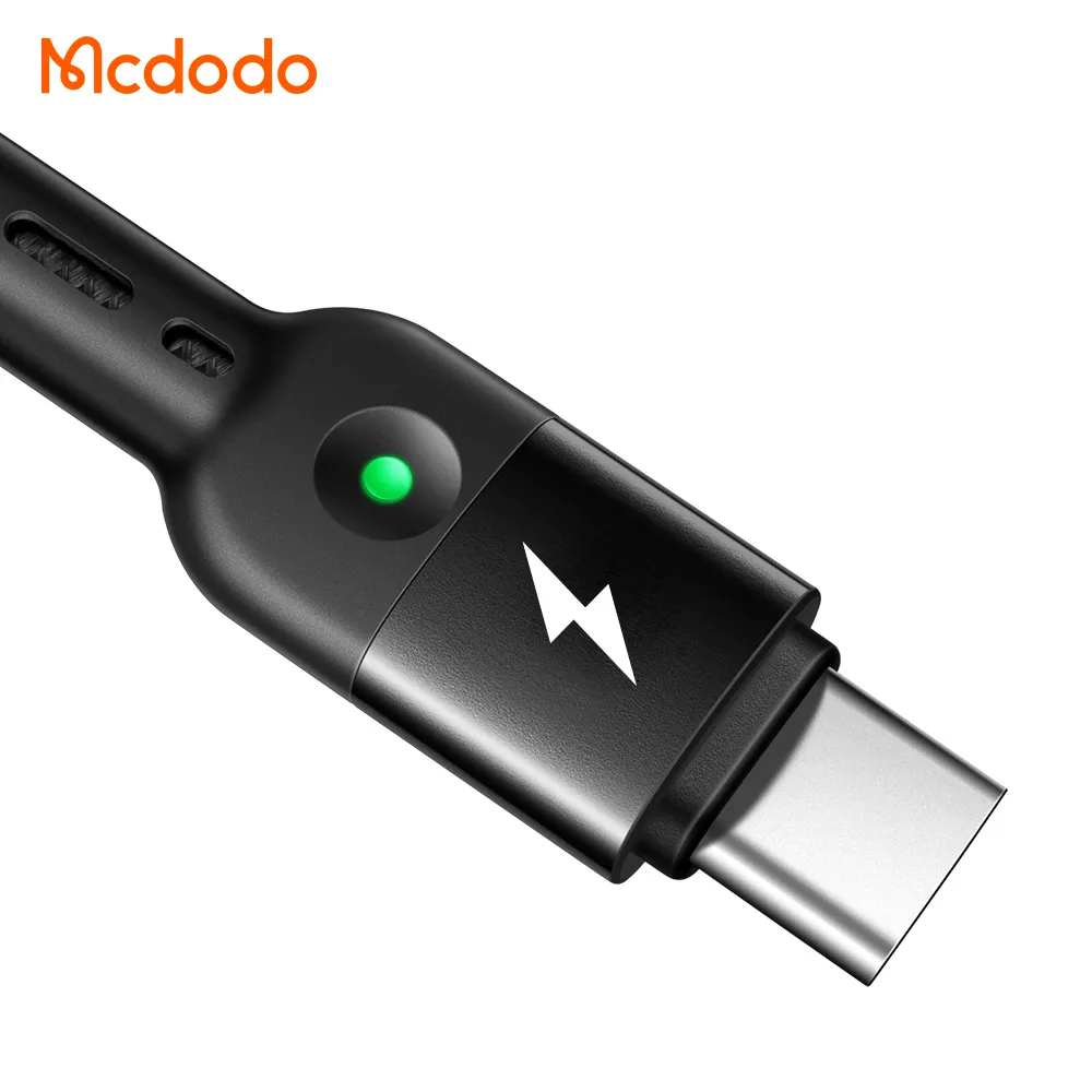 کابل شارژ و انتقال داده بدنه فنری 10 وات 2 آمپر USB به Type-C طول 1.8 متر برند مک دودو مدل CA-6420