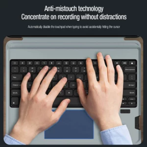کیف کلاسوری iPad Pro 13 2024 با صفحه کلید بلوتوثی برند نیلکین مدل Bumper Combo