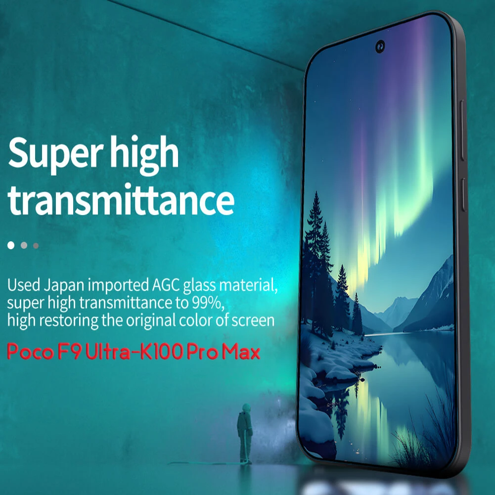 گلس شیشه‌ای Redmi K100 Pro Max مارک نیلکین مدل H+Pro