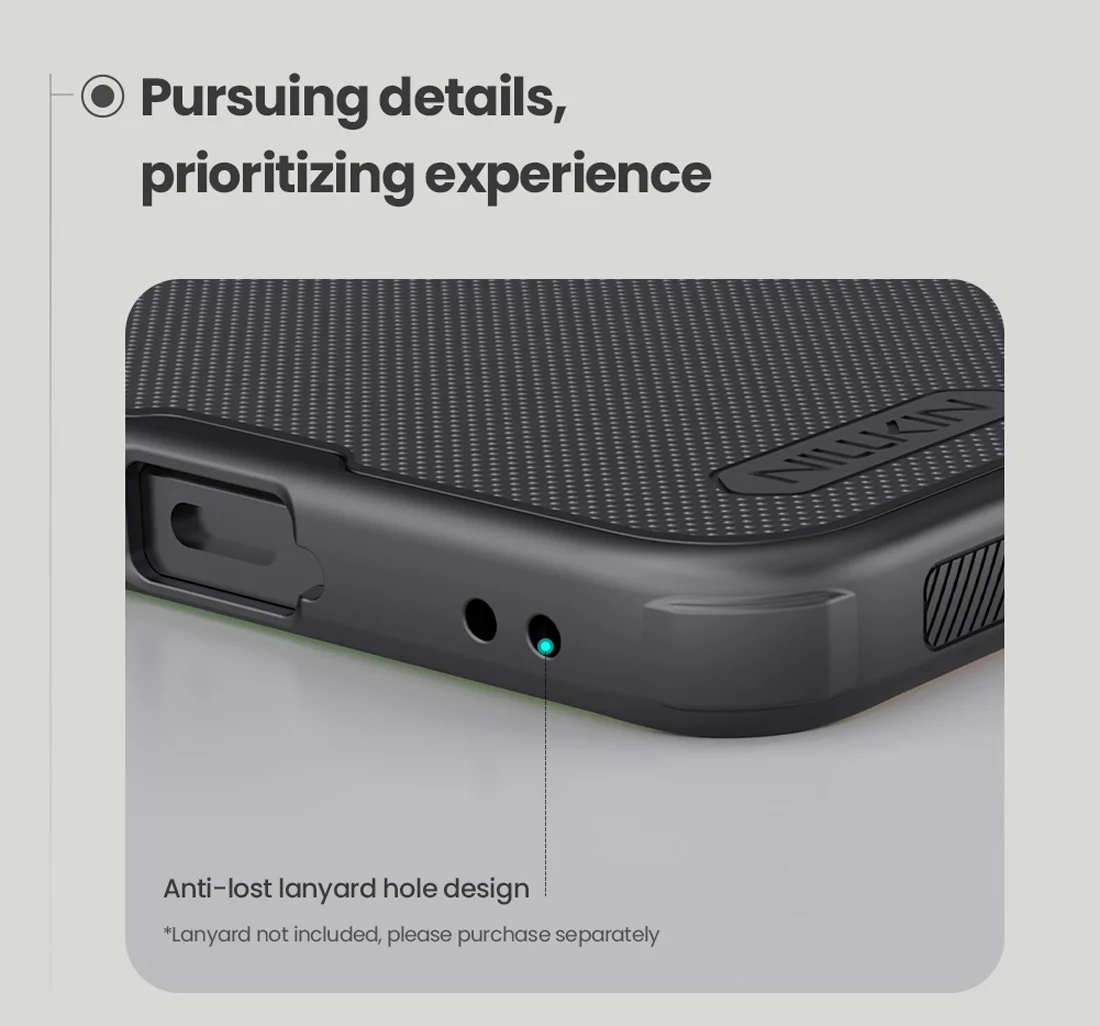 قاب ضدضربه مگنتی Galaxy A57 مارک نیلکین مدل Super Frosted Shield Pro Magnetic