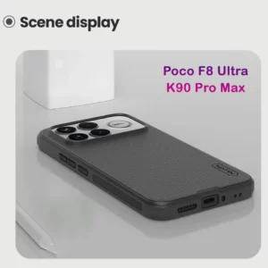 قاب ضدضربه مگنتی Poco F8 Ultra مارک نیلکین مدل Super Frosted Shield Pro Magnetic