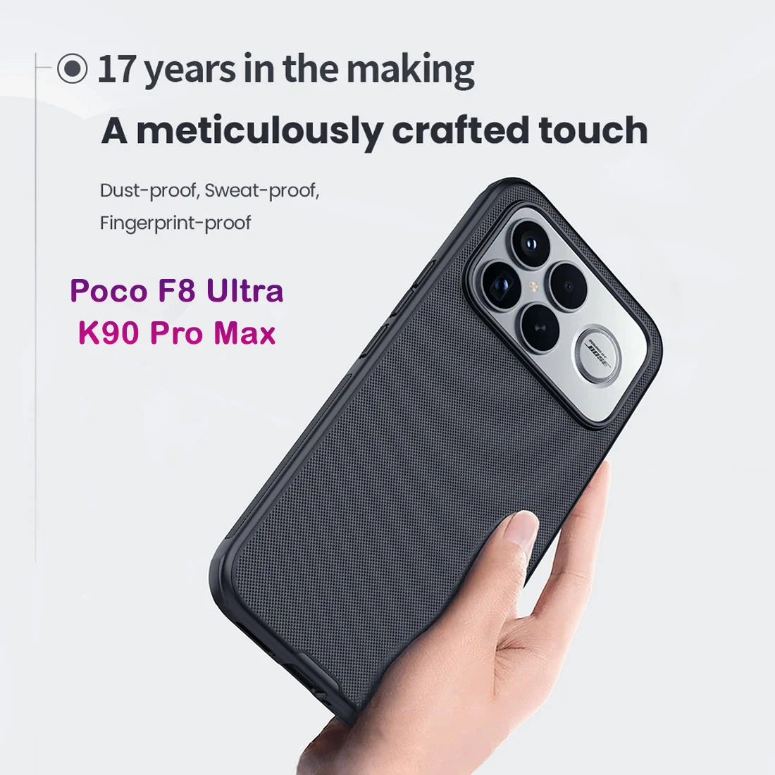 قاب ضدضربه مگنتی Poco F8 Ultra مارک نیلکین مدل Super Frosted Shield Pro Magnetic قاب ضدضربه مگنتی Poco F8 Ultra مارک نیلکین مدل Super Frosted Shield Pro Magnetic