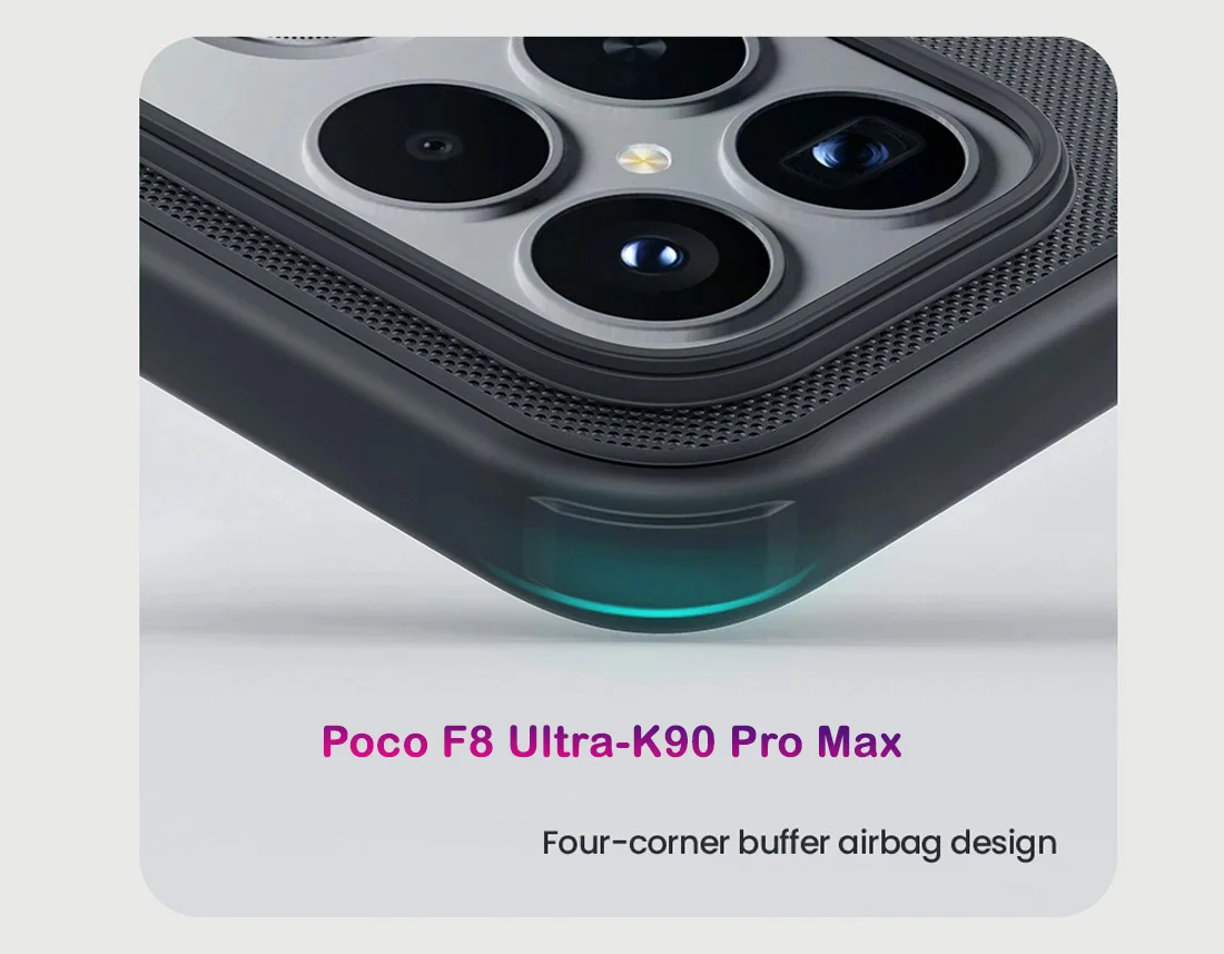 قاب ضدضربه مگنتی Poco F8 Ultra مارک نیلکین مدل Super Frosted Shield Pro Magnetic قاب ضدضربه مگنتی Poco F8 Ultra مارک نیلکین مدل Super Frosted Shield Pro Magnetic